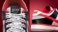 Take a closer look at the laces and heel counters of the shoes (Image via Nike)